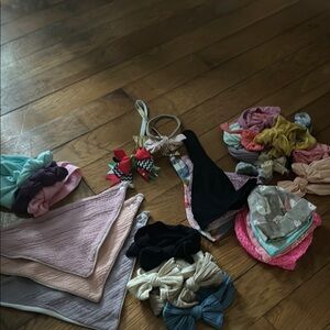Assorted Baby Headbands and Bibs Set